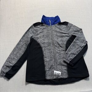 Threehearts Track Jacket Womens Sz M Color Block New‎ Without Tags